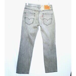 Levi's Flex 514 Straight Leg Men's Stretch Regular Fit Jeans Sz 28x30 Grey Color